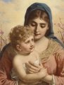 Madonna and Child - Blank Inside Greeting Card - Pack of 12