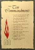 The Ten Commandments - Scroll Print