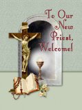 To Our New Priest, Welcome! Greeting Card - Pack of 12