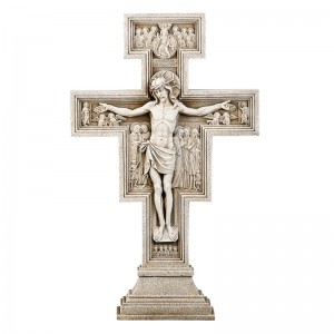 San Damiano Outdoor Garden Crucifix 23.5"