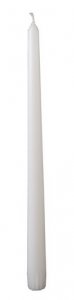 Set of 4 White Taper Candles