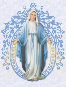 Blank Our Lady of Grace Greeting Card  - Pack of 12