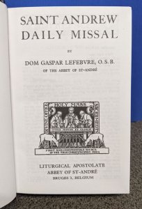 St. Andrew Daily Missal Small Size - Slightly Damaged