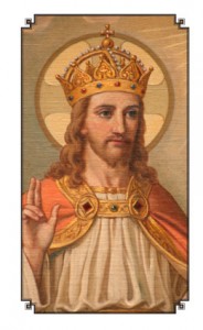Jesus Christ the King Holy Card