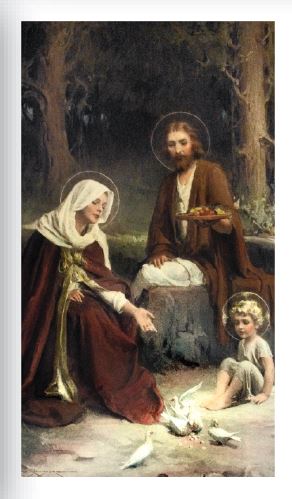 Prayer to the Holy Family - Laminated cards