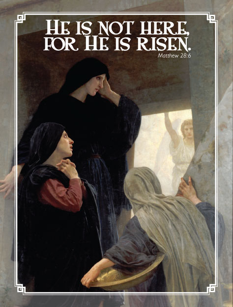 He is Not Here Easter Card
