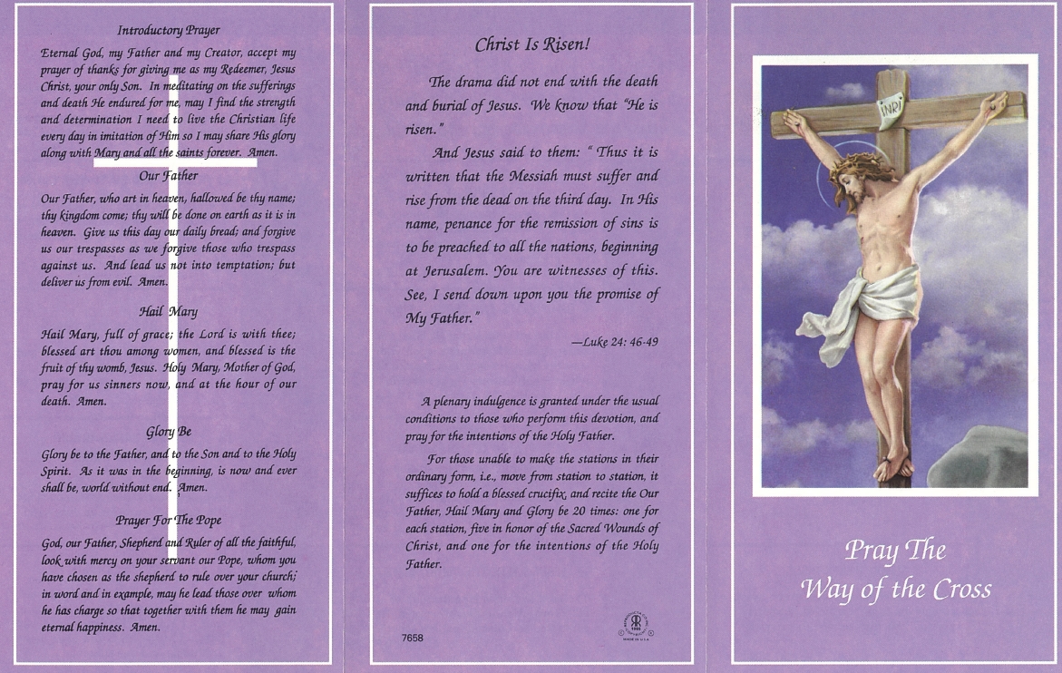 Pray the Way of the Cross Leaflet