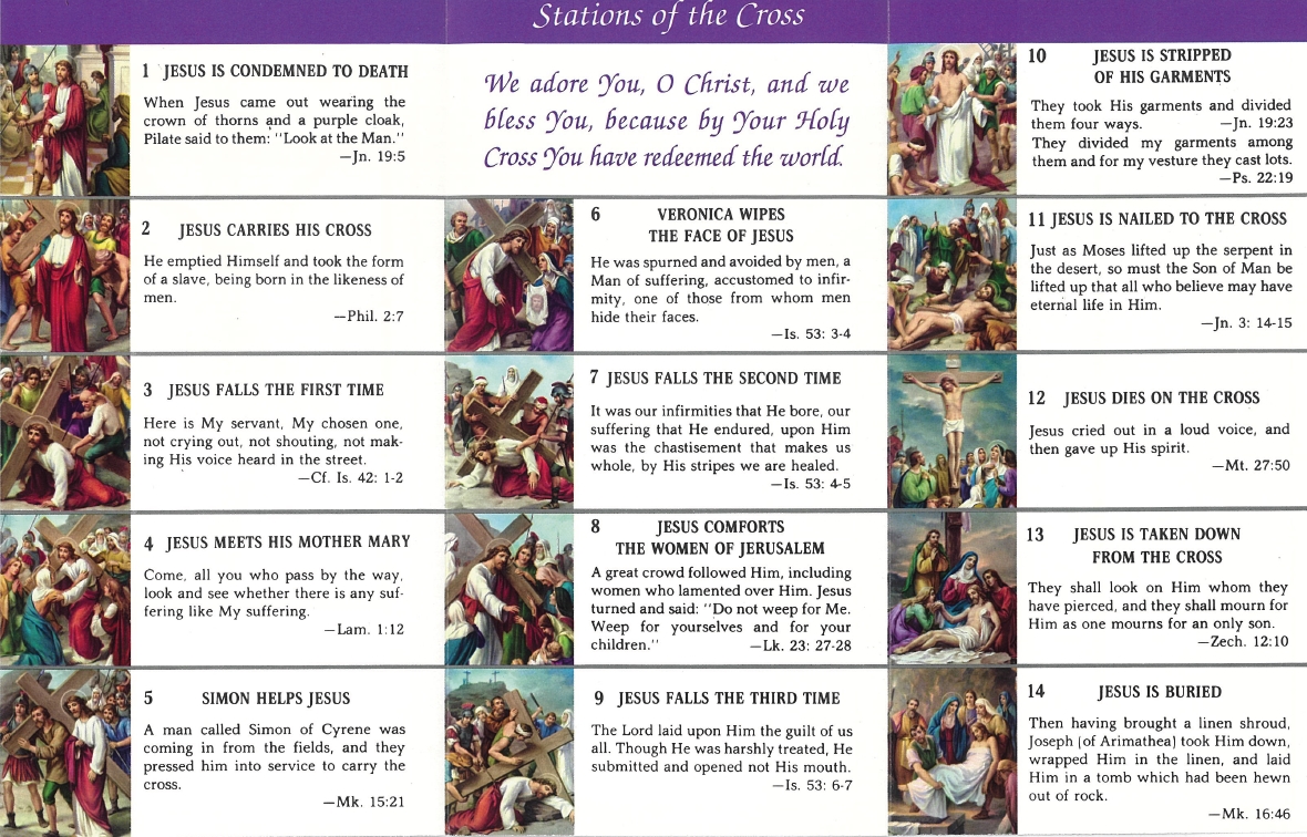 Pray the Way of the Cross Leaflet
