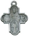 Large Pewter 5 Way Scapular with Chain