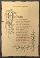 The Lord's Prayer - Scroll Print