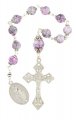 Pink Marble 1 Decade Rosary
