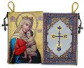 Virgin of Hope with Child Jesus Tapestry Rosary Pouch