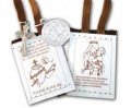 100% Wool Brown Scapular - Brown or White Cord