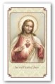 Prayer to the Sacred Heart of Jesus Holy Card