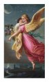 Guardian Angel with Child Holy Card Laminated