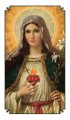Immaculate Heart of Mary Holy Card Laminated