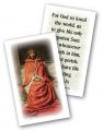 Thorn-Crowned Christ - John 3:16 Holy Card