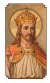 Jesus Christ the King Holy Card Laminated