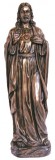 Cold Cast Bronze Sacred Heart Statue