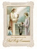 For a Special Son on his First Holy Communion - Greeting Card Pack of 12 or 24