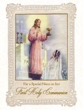 For a Special Niece on her First Holy Communion - Greeting Card - Pack of 12