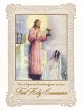 For a Special Goddaughter on her First Holy Communion - Greeting Card  - Pack of 12