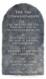 The Ten Commandments Holy Card - Paper Card