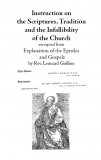 Instruction on the Scriptures, Tradition and the Infallibility of the Church Leaflet
