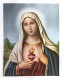 Immaculate Heart of Mary Poster Print