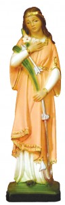 St. Philomena Alabaster Statue