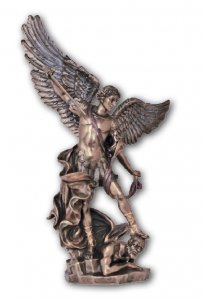 St. Michael Cold Cast Bronze Statue