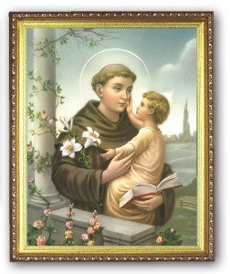 St. Anthony 8x10 Framed Picture