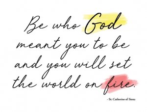Be Who God Meant for You to Be Blank Greeting Card