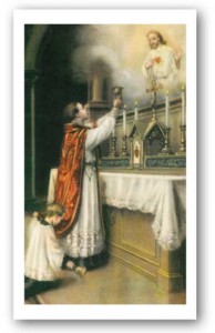 Eucharistic Prayers Holy Card Laminated
