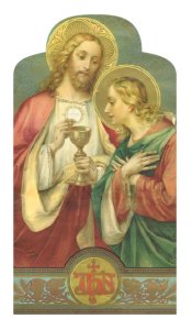 Prayer to the Blessed Virgin Before Communion Holy Card