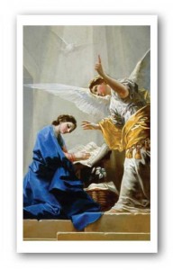The Angelus Prayer Holy Card