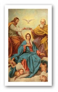 Prayer for the Coronation Holy Card Laminated