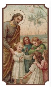St. Joseph with Children - Paper Cards