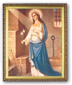 St. Philomena 8x10 Framed Picture