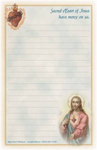Sacred Heart of Jesus Notepad