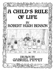 A Child's Rule of Life