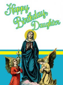 Happy Birthday Daughter - Greeting Card  - Pack of 12