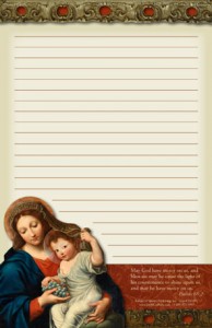 Madonna & Child Notepad