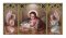 Nativity with Angels Holy Card Laminated