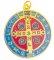 Enameled Gold St. Benedict Jubilee Medal